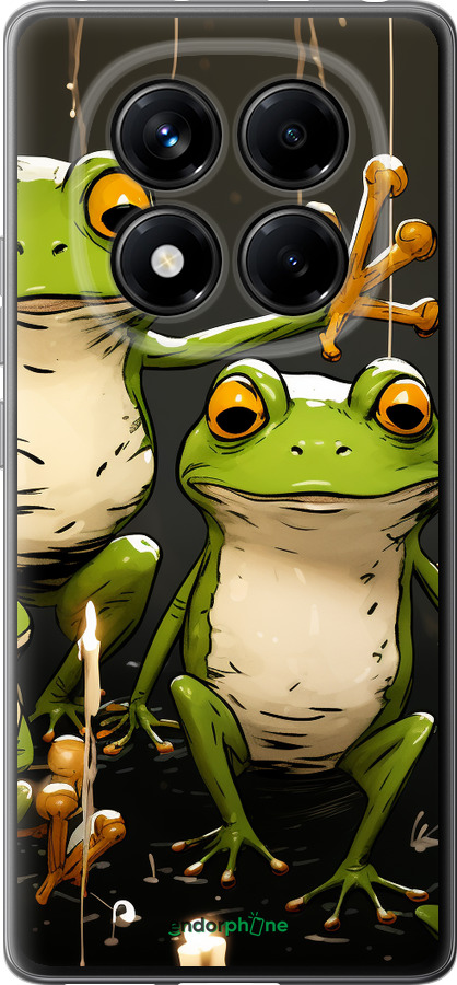 Силіконовий чехол Жабки 2 для Xiaomi Redmi Note 14 Pro 4G - 5657u-3808 изображение 