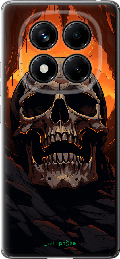 Силіконовий чехол Черв пещері для Xiaomi Redmi Note 14 Pro 4G - 5959u-3808 изображение 