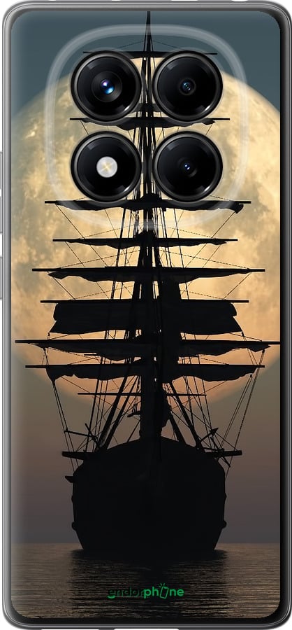 Силиконовый чехол Корабль для Xiaomi Redmi Note 14 Pro 4G - 5998u-3808 изображение 