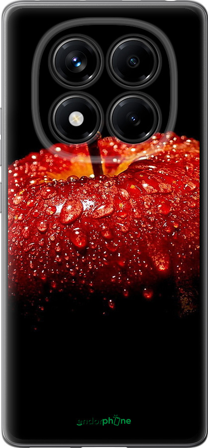 Силіконовий чехол Яблуко для Xiaomi Redmi Note 14 Pro 4G - 6022u-3808 изображение 