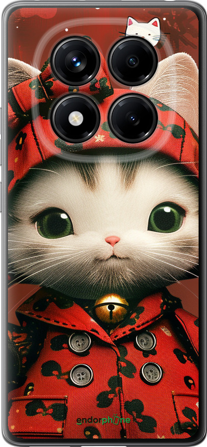 Силиконовый чехол Sweet Hello Kitty для Xiaomi Redmi Note 14 Pro 4G - 6035u-3808 изображение 