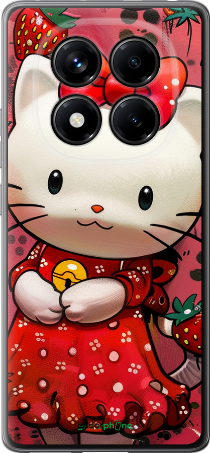 Силиконовый чехол hello kitty1 для Xiaomi Redmi Note 14 Pro 4G - 6036u-3808 изображение 