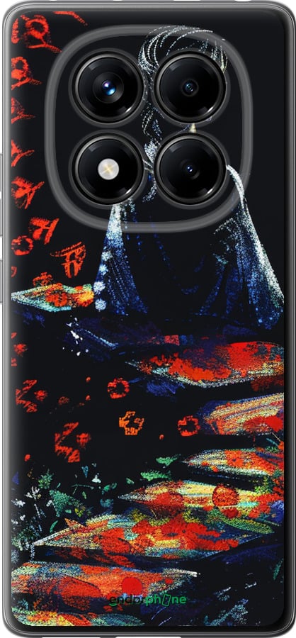 Силіконовий чехол Мрійлива дівчина для Xiaomi Redmi Note 14 Pro 4G - 6042u-3808 изображение 