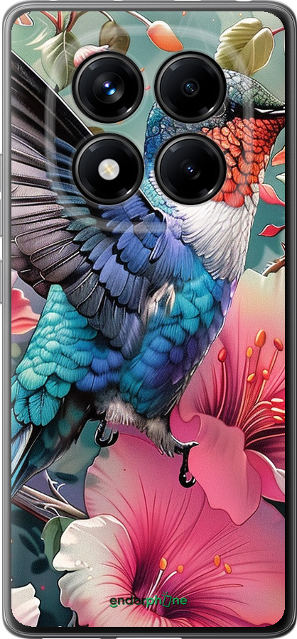 Силіконовий чехол Казкова колібрі для Xiaomi Redmi Note 14 Pro 4G - 6051u-3808 изображение 
