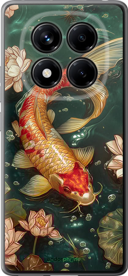 Силіконовий чехол Мелодія Лотоса для Xiaomi Redmi Note 14 Pro 4G - 6106u-3808 изображение 