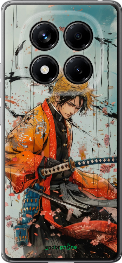 Силіконовий чехол Agatsuma Zenitsu: Вбивця демонів для Xiaomi Redmi Note 14 Pro 4G - 6118u-3808 изображение 