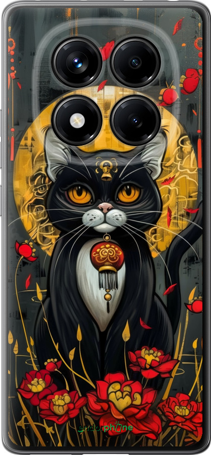 Силиконовый чехол China Cat для Xiaomi Redmi Note 14 Pro 4G - 6134u-3808 изображение 