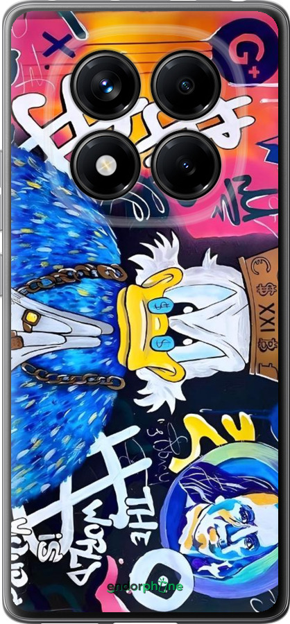 Силиконовый чехол Скрудж 2 для Xiaomi Redmi Note 14 Pro 4G - 6285u-3808 изображение 