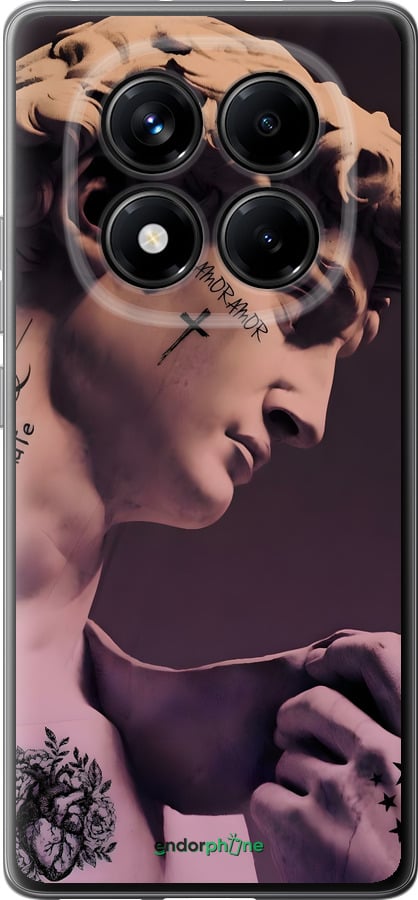 Силиконовый чехол Давид для Xiaomi Redmi Note 14 Pro 4G - 6302u-3808 изображение 
