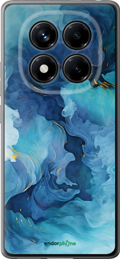 Силиконовый чехол Акварель для Xiaomi Redmi Note 14 Pro 4G - 6320u-3808 изображение 