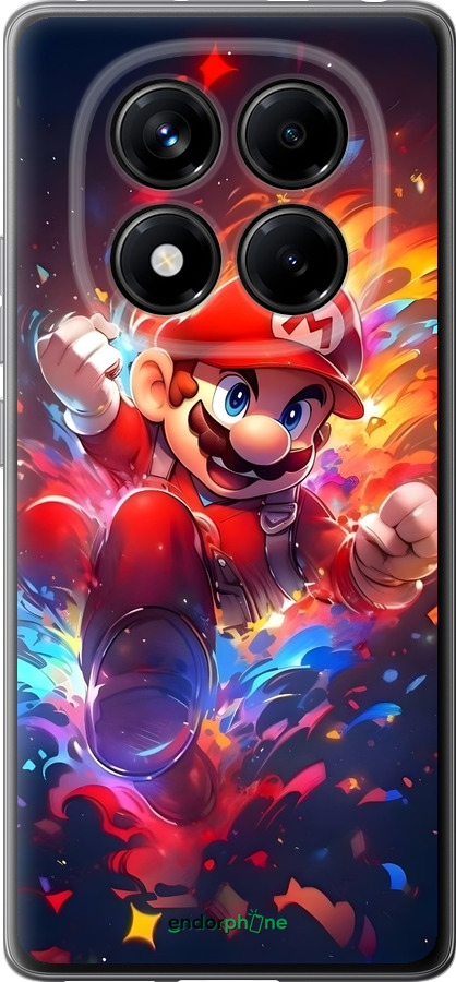 Силіконовий чехол Супер Маріо для Xiaomi Redmi Note 14 Pro 4G - 6342u-3808 изображение 