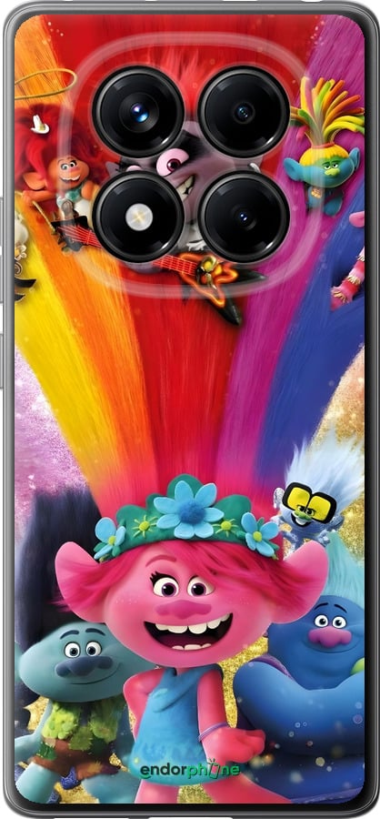 Силіконовий чехол Тролі для Xiaomi Redmi Note 14 Pro 4G - 6343u-3808 изображение 