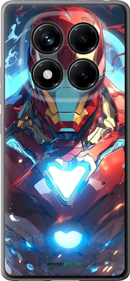 Силіконовий чехол Железный человек для Xiaomi Redmi Note 14 Pro 4G - 6372u-3808 изображение 