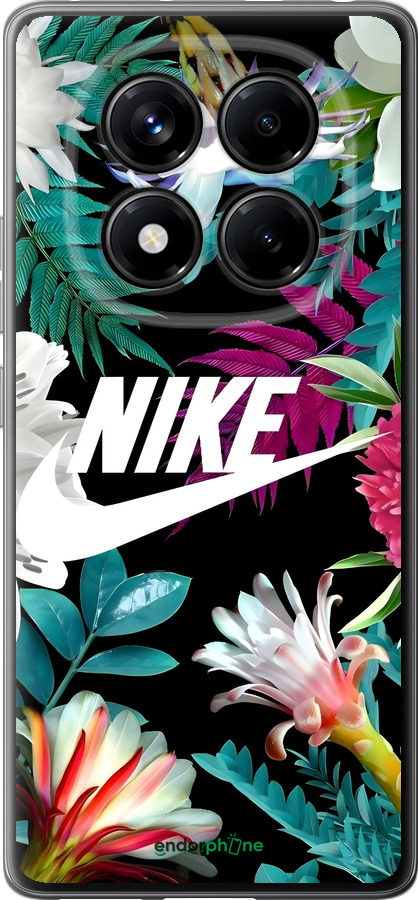 Силиконовый чехол Nike для Xiaomi Redmi Note 14 Pro 4G - 6378u-3808 изображение 