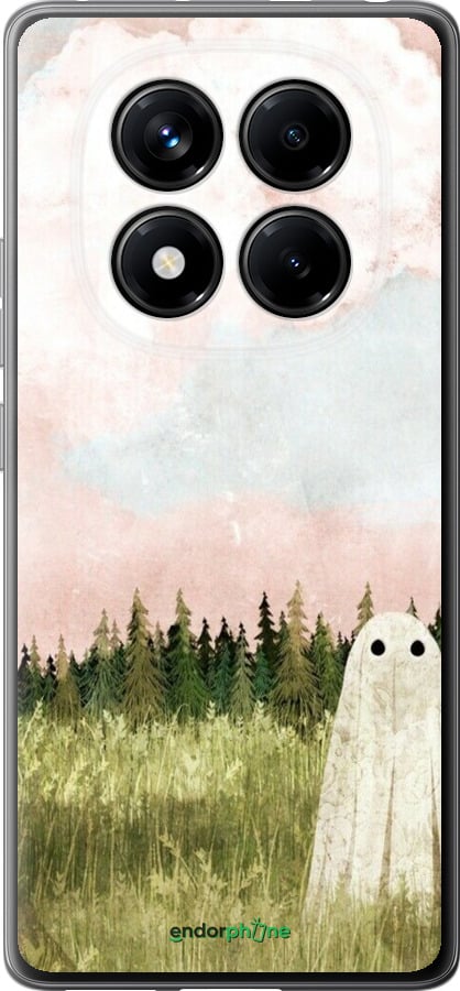 Силіконовий чехол Привид для Xiaomi Redmi Note 14 Pro 4G - 6401u-3808 изображение 