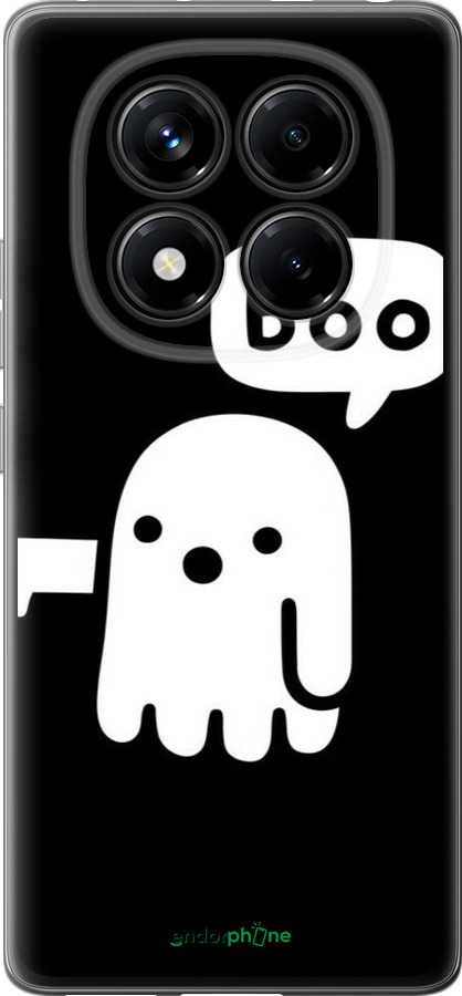 Силиконовый чехол Призрак Неодобрения для Xiaomi Redmi Note 14 Pro 4G - 6431u-3808 изображение 