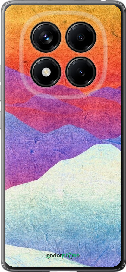 Силіконовий чехол Гірський захід сонця для Xiaomi Redmi Note 14 Pro 4G - 6479u-3808 изображение 