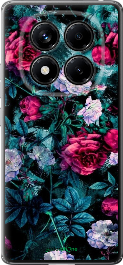 Силіконовий чехол Сад та троянди для Xiaomi Redmi Note 14 Pro 4G - 6483u-3808 изображение 