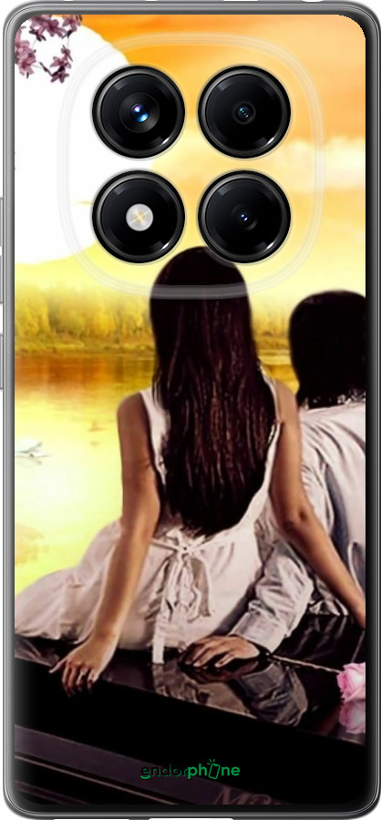 Силиконовый чехол Sunset для Xiaomi Redmi Note 14 Pro 4G - 6607u-3808 изображение 