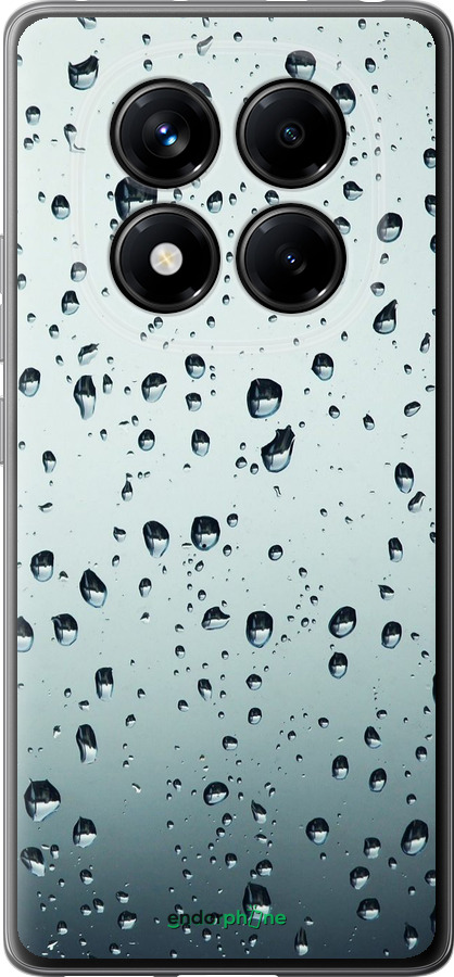 Силиконовый чехол Стекло в каплях для Xiaomi Redmi Note 14 Pro 4G - 848u-3808 изображение 