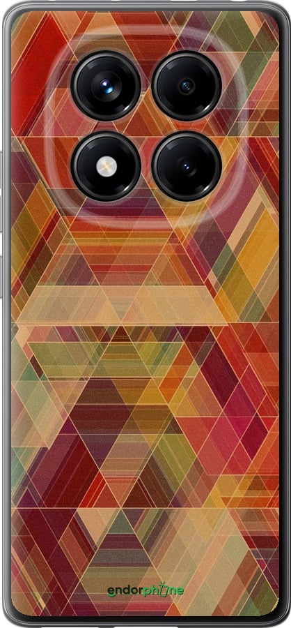 Силиконовый чехол Геометрический узор для Xiaomi Redmi Note 14 Pro 4G - 904u-3808 изображение 