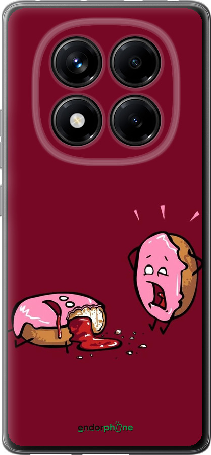 Силиконовый чехол Печенье для Xiaomi Redmi Note 14 Pro 4G - 911u-3808 изображение 