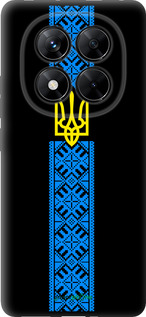 TPU чехол Тризуб в вишиванці для Xiaomi Redmi Note 14 Pro 5G - 1158b-3928 изображение 