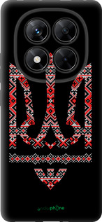 TPU чехол Герб - вышиванка на черном фоне для Xiaomi Redmi Note 14 Pro 5G - 1196b-3928 изображение 