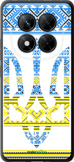 TPU чехол Герб - вышиванка желто-голубая для Xiaomi Redmi Note 14 Pro 5G - 1197b-3928 изображение 