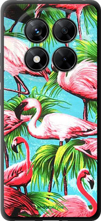 TPU чехол Tropical background для Xiaomi Redmi Note 14 Pro 5G - 4016b-3928 изображение 