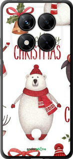 TPU чехол Merry Christmas для Xiaomi Poco X7 - 4106b-4011 изображение 
