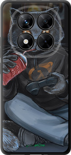 TPU чехол gamer cat для Xiaomi Redmi Note 14 Pro 5G - 4140b-3928 изображение 