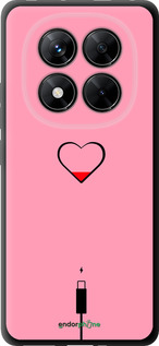 TPU чехол Подзарядка сердца1 для Xiaomi Redmi Note 14 Pro 5G - 4275b-3928 изображение 