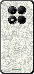 TPU чехол Біле мереживо для Xiaomi Redmi Note 14 Pro 5G - 4383b-3928 изображение 