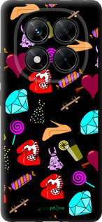 TPU чехол stickers для Xiaomi Redmi Note 14 Pro 5G - 4757b-3928 изображение 