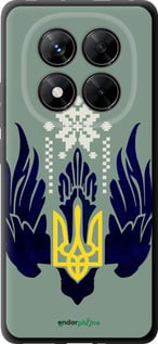 TPU чехол Тризуб с крыльями для Xiaomi Redmi Note 14 Pro 5G - 5640b-3928 изображение 
