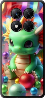 TPU чехол Веселый дракончик для Xiaomi Redmi Note 14 Pro 5G - 5812b-3928 изображение 
