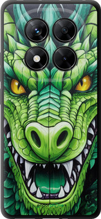 TPU чехол Зелёный дракон для Xiaomi Redmi Note 14 Pro 5G - 5816b-3928 изображение 