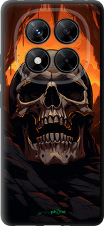 TPU чехол Череп в пещере для Xiaomi Redmi Note 14 Pro 5G - 5959b-3928 изображение 