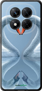 TPU чехол Лебеді для Xiaomi Redmi Note 14 Pro 5G - 6007b-3928 изображение 