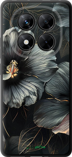 TPU чехол Черные цветы для Xiaomi Redmi Note 14 Pro 5G - 6031b-3928 изображение 