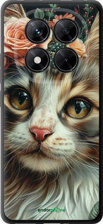 TPU чехол Cats and flowers для Xiaomi Redmi Note 14 Pro 5G - 6069b-3928 изображение 
