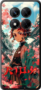 TPU чехол Tanjiro Kamado для Xiaomi Redmi Note 14 Pro 5G - 6132b-3928 изображение 