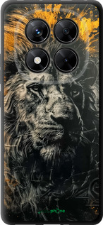 TPU чехол Лев в золотых красках для Xiaomi Redmi Note 14 Pro 5G - 6155b-3928 изображение 
