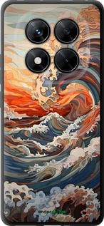 TPU чехол Арт волны для Xiaomi Redmi Note 14 Pro 5G - 6324b-3928 изображение 