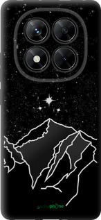 TPU чехол Мінімалістичний гірський краєвид для Xiaomi Redmi Note 14 Pro 5G - 6438b-3928 изображение 
