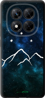 TPU чехол Горы и звезды нарисованы на фоне галактики для Xiaomi Redmi Note 14 Pro 5G - 6490b-3928 изображение 