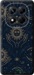 TPU чехол Celestial Harmony: Sun & Moon Gold Mystic Pattern для Xiaomi Redmi Note 14 Pro 5G - 6778b-3928 изображение 