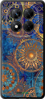 TPU чехол Золотий візерунок для Xiaomi Redmi Note 14 Pro 5G - 678b-3928 изображение 