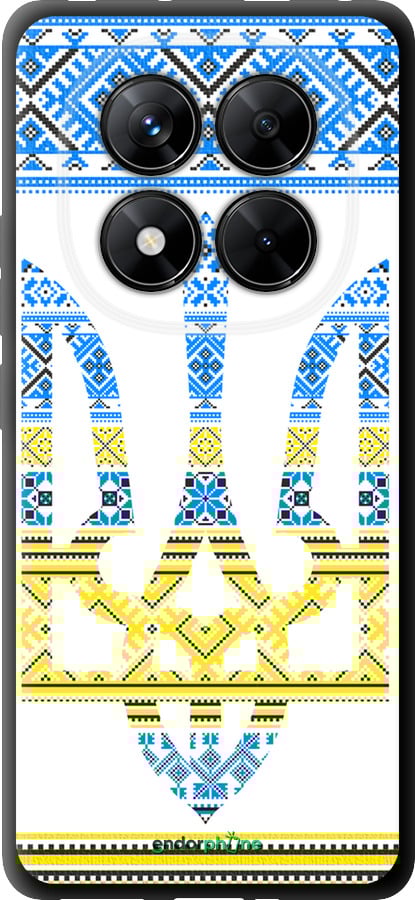 TPU чехол Герб - вышиванка желто-голубая для Xiaomi Redmi Note 14 Pro 5G - 1197b-3928 изображение 